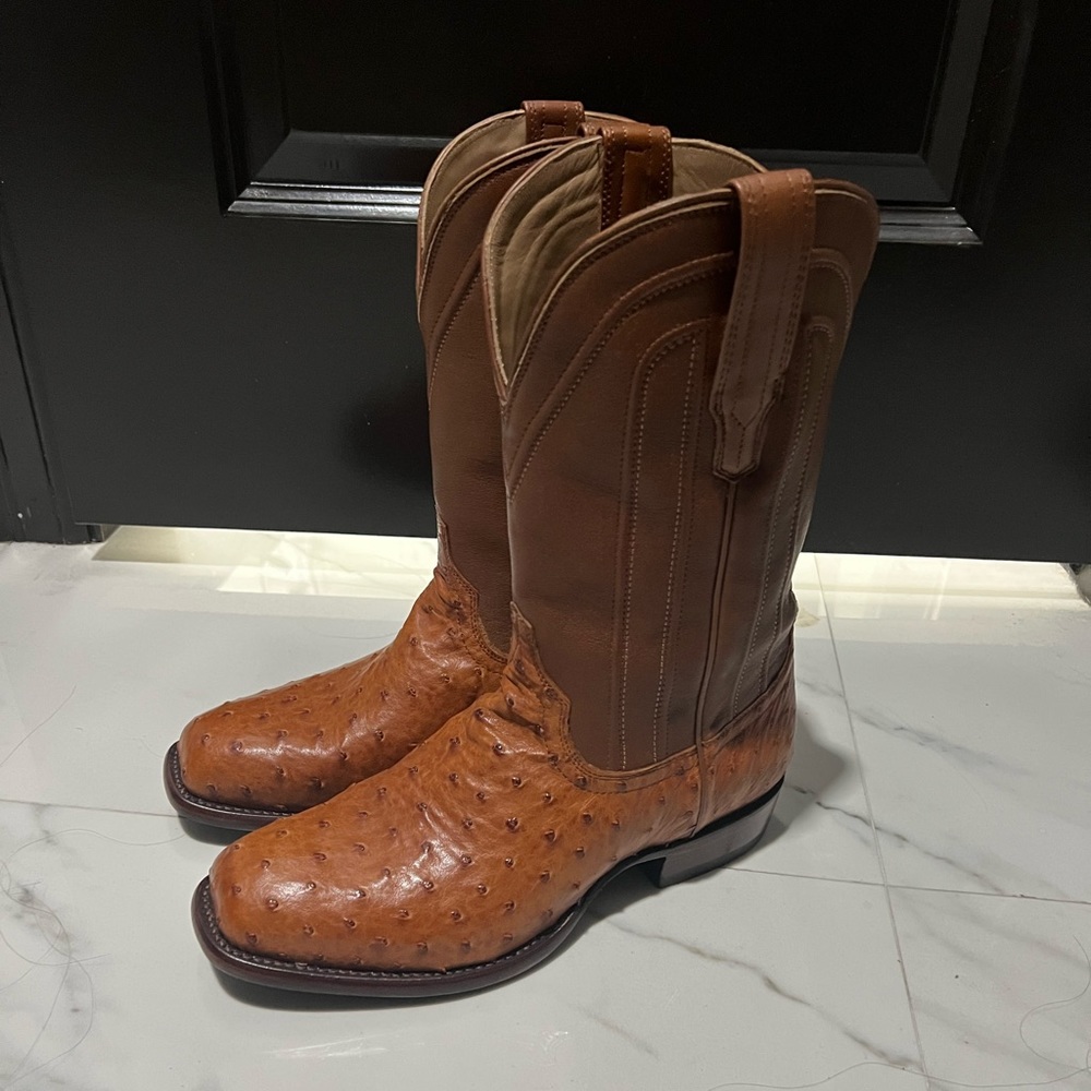 New Tecovas Ostrich Cowboy Boots